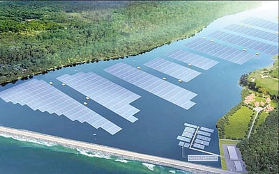 மிதக்கும் சூரிய ஒளித்தகடு!