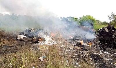 தெற்கு சூடானில் விமான விபத்து: 17 பேர் பலி