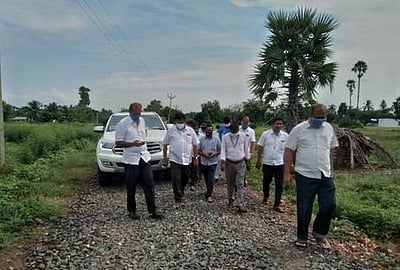 இடங்கணசாலை பகுதியில் எம்.பி. ஆய்வு