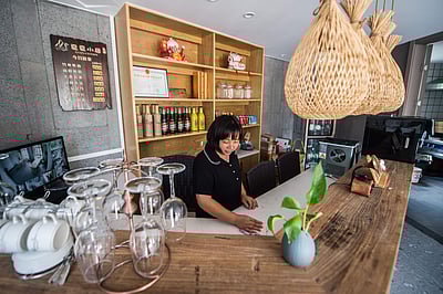 சீனாவின் ஸ்மிங்சான் மலை பிரதேசத்தில் தனிச்சிறப்பு வட்டத்தின் ஈர்ப்பு