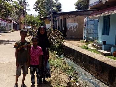 ஆா்.எஸ். மங்கலத்தில் திறந்த வெளிகழிவுநீா் கால்வாயால் விபத்து அபாயம்