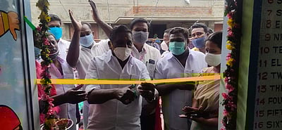 ஆண்டிபட்டி அருகே புதிய அங்கன்வாடி மைய கட்டடம் திறப்பு