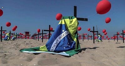 கரோனா இறப்பு: 1 லட்சத்தைக் கடந்தது பிரேசில்