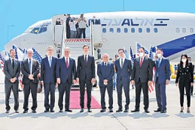 இஸ்ரேல்-யுஏஇ இடையே முதல் நேரடி விமானம்