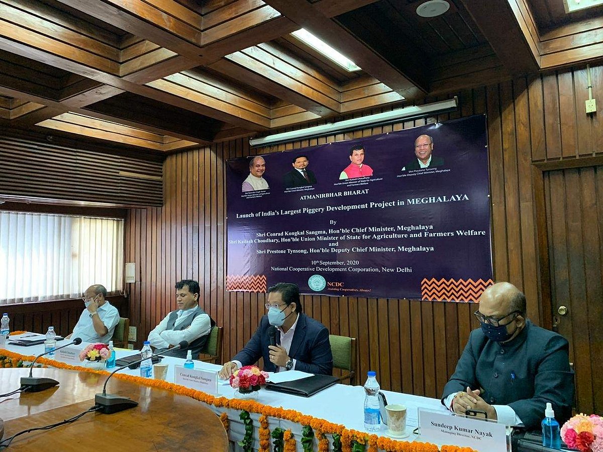 இந்தியாவின் மிகப்பெரிய பன்றிப் பண்ணை மேகாலயாவில் தொடக்கம்