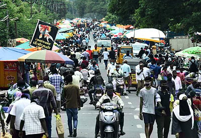 பல்லாவரம் வார சந்தை மீண்டும் திறப்பு - புகைப்படங்கள்