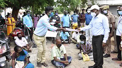 மாற்றுத் திறனாளிகள் போராட்டம்