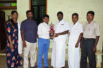 மாநில அளவிலான செஸ் போட்டி:தென்காசி மாவட்ட வீரா் சாம்பியன்