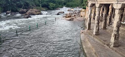 மகாளய அமாவாசை: வெறிச்சோடி காணப்படும் பாபநாசம்