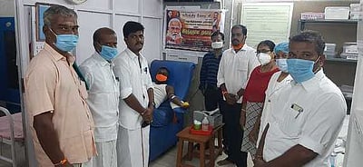 கோவில்பட்டி அரசு மருத்துவமனையில் ரத்த தான முகாம்