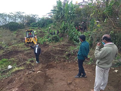 கொடைக்கானலில் ஆக்கிரமிப்பு அகற்றம்