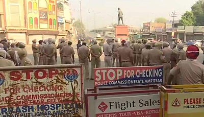 பஞ்சாபில் விவசாயிகள் போராட்டம்: அதிக அளவில் காவலர்கள் குவிப்பு