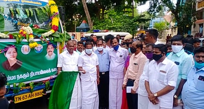 மானாமதுரை பகுதியில் நகரும் நியாயவிலைக் கடை திட்டம் தொடக்கம்