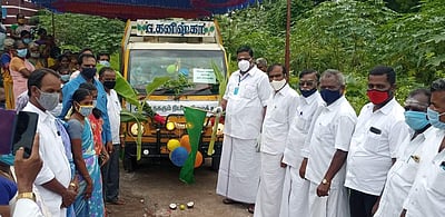 காப்பலூரில் நடமாடும் நியாய விலைக் கடை சேவை