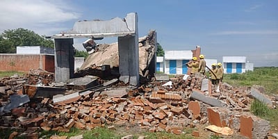 விருதுநகர் அருகே பட்டாசு ஆலையில் தீ விபத்து: ஒருவர் பலி