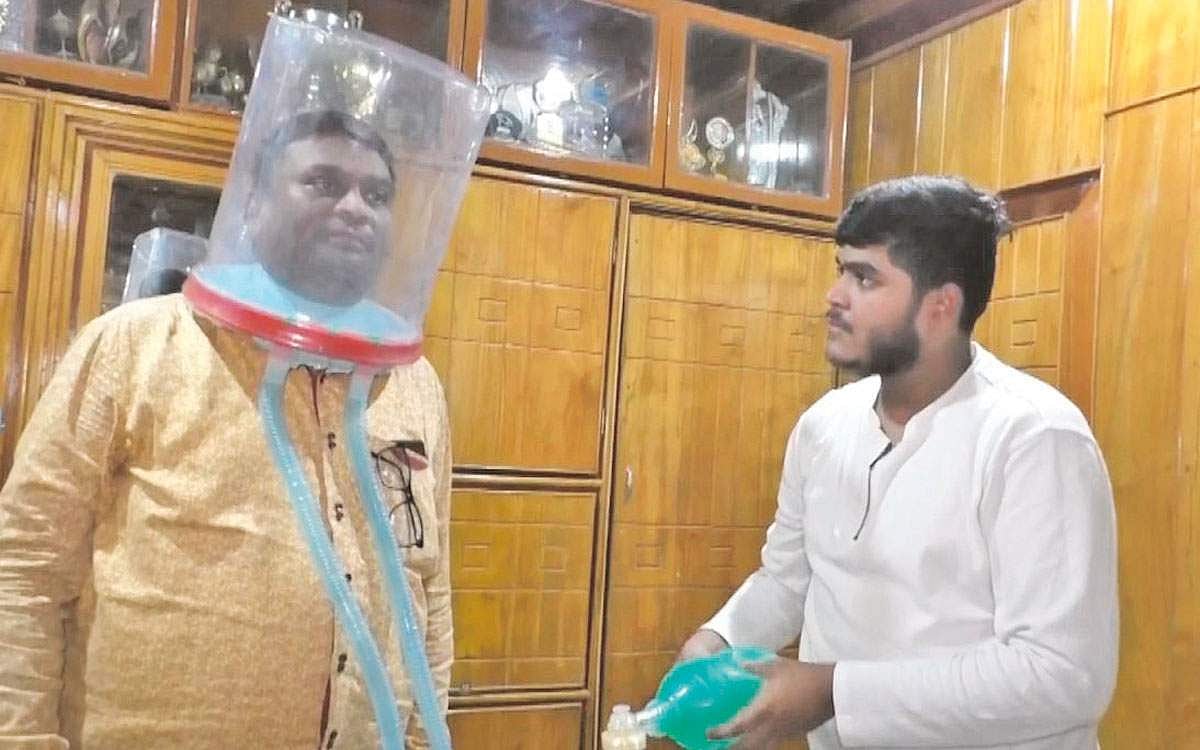 ஹெல்மெட் வென்டிலேட்டர்!