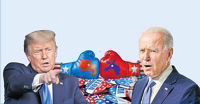 டிரம்ப், ஜோ பிடன் நேருக்கு நேர் விவாதம்