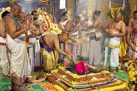 திருச்சானூரில் பவித்ரோற்சவம் பூா்ணாஹுதியுடன் நிறைவு