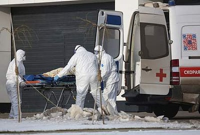 ரஷியாவில் புதிதாக 4,995 பேருக்கு கரோனா தொற்று உறுதி; மேலும் 114 பேர் பலி