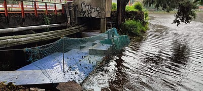 கொடைக்கானல் நட்சத்திர ஏரியில் குப்பைகளை அகற்ற வலை அமைப்பு