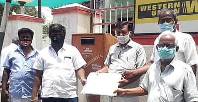விவசாயிகளுக்கு எதிரான சட்டம்: 10 ஆயிரம் கையெழுத்து படிவம்