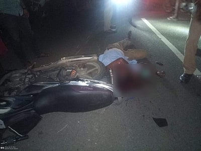 போடியில் இரு சக்கர வாகனங்கள் மோதி விபத்து: அரசு மருத்துவமனை ஊழியர் பலி