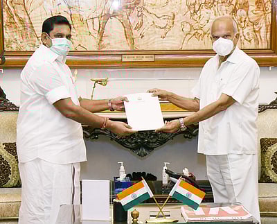 ஆளுநருடன் முதல்வர் பழனிசாமி சந்திப்பு