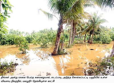 எடப்பாடி பகுதியில் பலத்த மழை