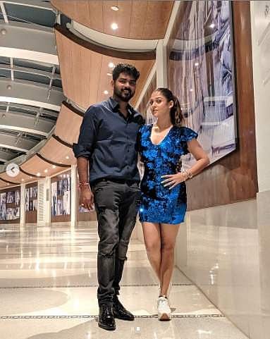 விக்னேஷ் சிவனுடன் புத்தாண்டைக் கொண்டாடிய நயன்தாரா