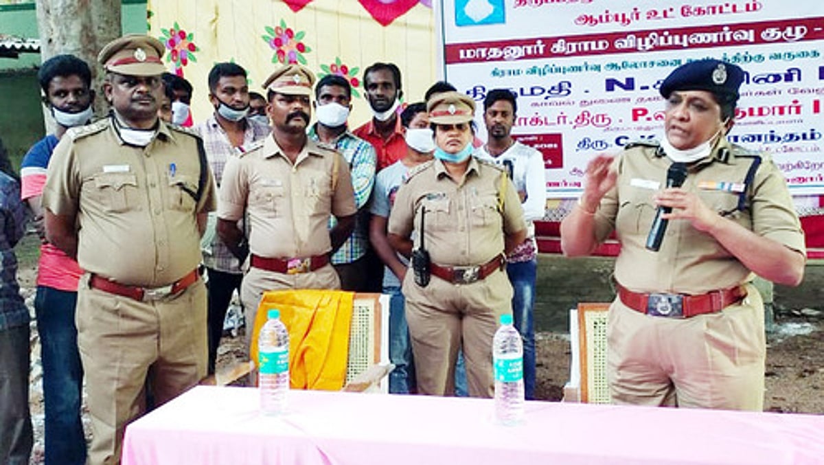 மாதனூரில் டிஐஜி பங்கேற்பு