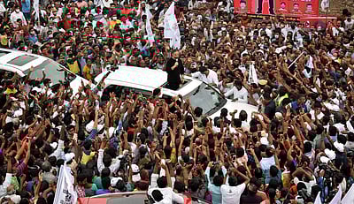 கோவையில் கமல்ஹாசன் பிரசாரம் - புகைப்படங்கள்