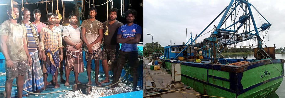 ராமேசுவரம் மீனவா்கள் 9 போ் இலங்கை கடற்படையினரால் சிறைப்பிடிப்பு