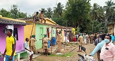 பேளூரில் பொதுப்பாதை ஆக்கிரமிப்புகள் அகற்றம்