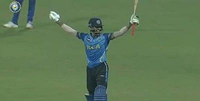 மும்பைக்கு எதிராக 37 பந்துகளில் சதமடித்த கேரள வீரர்: 11 சிக்ஸர்கள் அடித்த அதிரடி ஆட்டத்தின் விடியோ