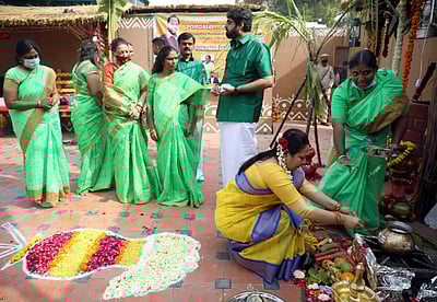 தமிழகம் முழுவதும் பொங்கல் கொண்டாட்டம் கோலாகலம்