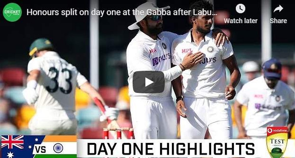 பிரிஸ்பேன் டெஸ்ட்: லபுசான் சதம்; முதல் நாளில் ஆஸி.-274/5