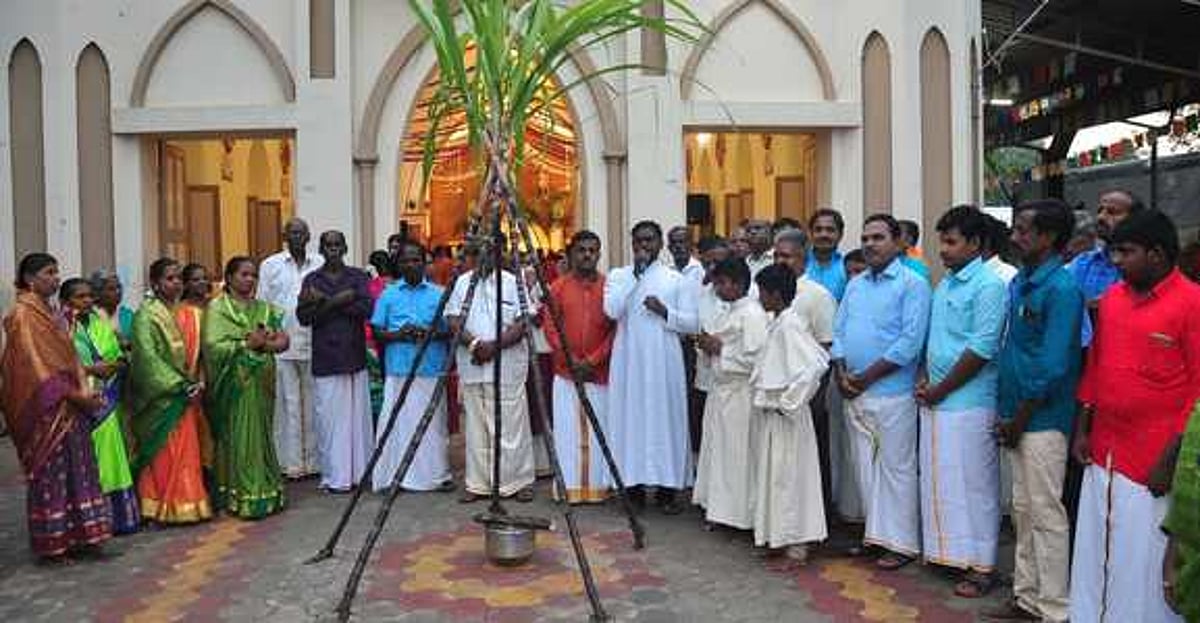 விருதுநகா் தேவாலயத்தில் சமத்துவப் பொங்கல் விழா