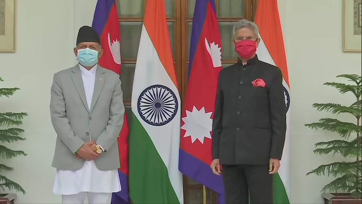 அமைச்சர் ஜெய்சங்கருடன் நேபாள வெளியுறவுத்துறை அமைச்சர் சந்திப்பு