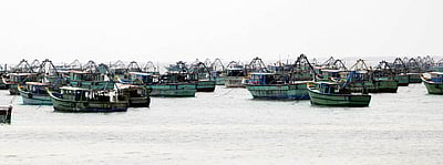 ராமேசுவரம் மீனவா்கள் 5-ஆவது நாளாக வேலை நிறுத்தப் போராட்டம்