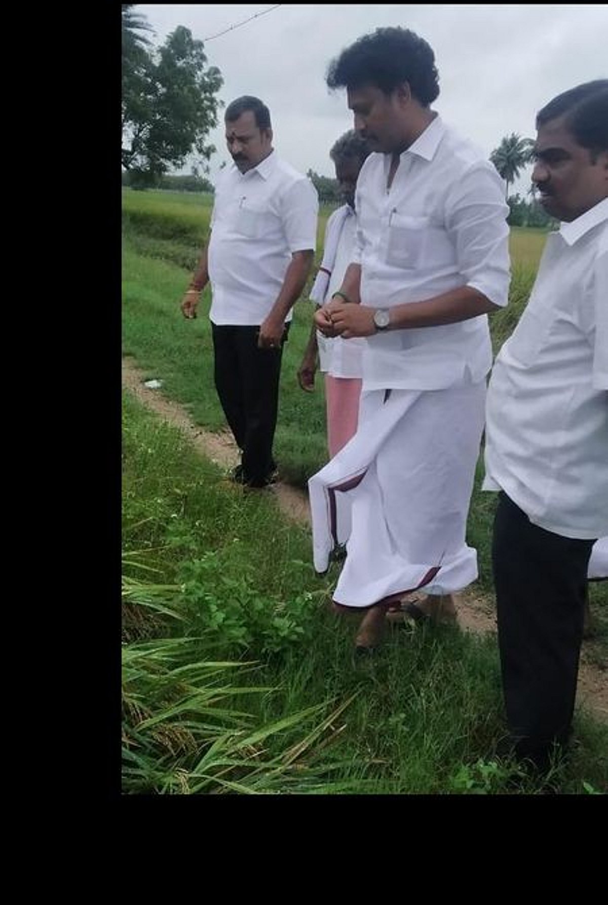 மழை பாதிப்பு: திருவெறும்பூா் பகுதிகளில் எம்எல்ஏ ஆய்வு