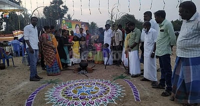 காணும் பெங்கலை முன்னிட்டு வைப்பூர் ஊராட்சியில் சமத்துவ பொங்கல் விழா