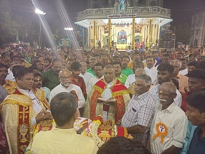 புனித திருக்கல்யாண மாதாஆலய திருவிழா தொடக்கம்