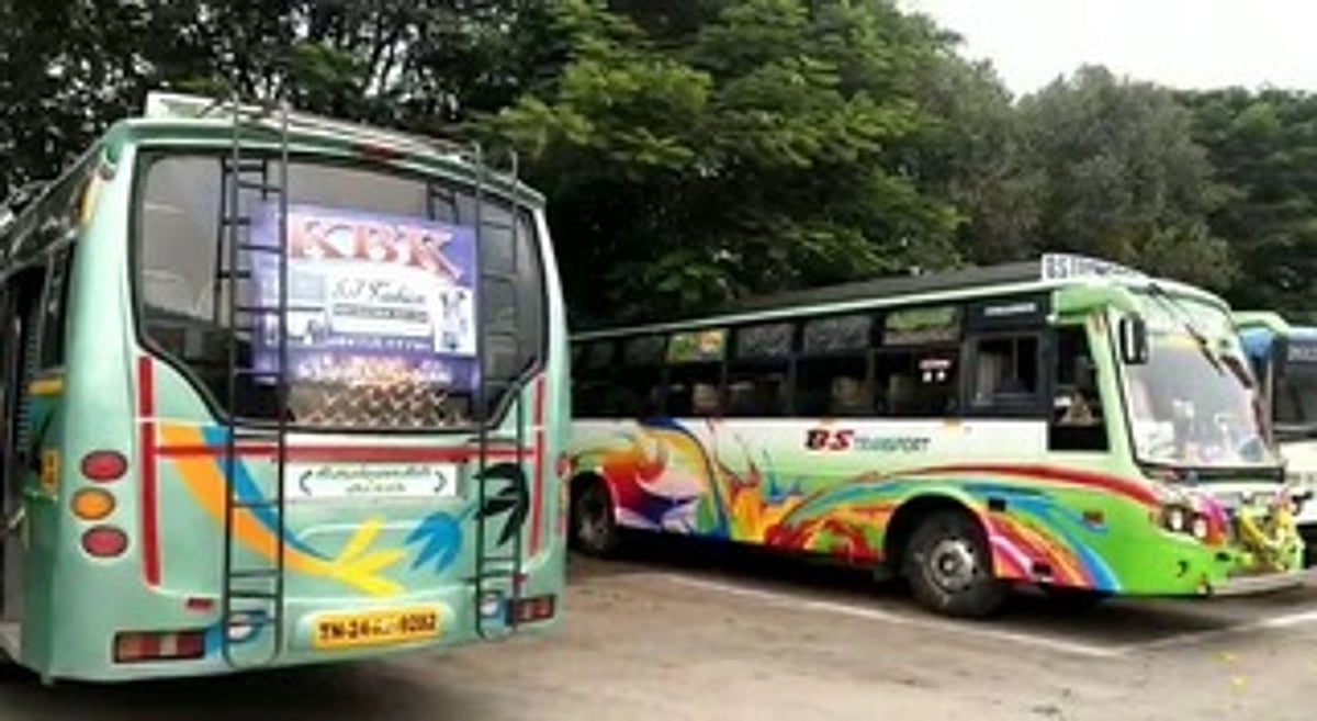 23 தமிழகப் பேருந்துகள் ஆந்திரத்தில் பறிமுதல்