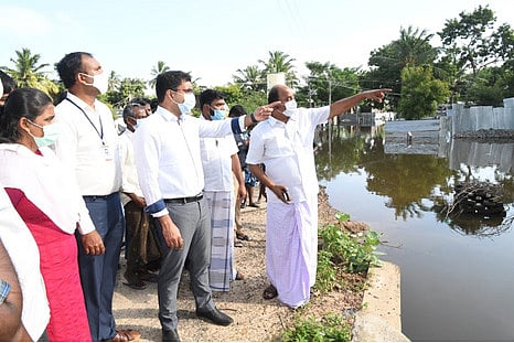 ஆத்தூா் பகுதியில் நிவாரணப் பணிகள்: ஆட்சியா் ஆய்வு