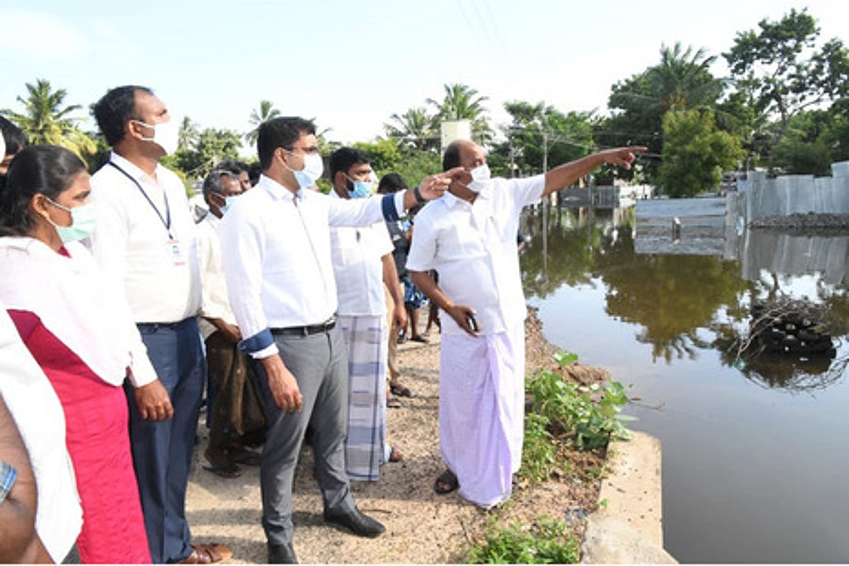 ஆத்தூா் பகுதியில் நிவாரணப் பணிகள்: ஆட்சியா் ஆய்வு