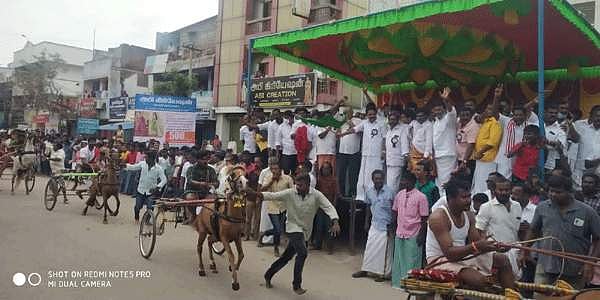 எம்ஜிஆரின் 104 ஆவது பிறந்தநாள்: ஆத்தூரில் குதிரை ரேக்ளா பந்தயம் 