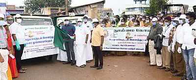 கோவில்பட்டியில் ஒருங்கிணைந்த தூய்மைப் பணி