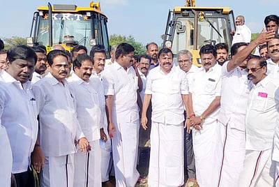 திருச்சி சிறுகனூரில் திமுகவின் 11-ஆவது மாநில மாநாடு ஆயத்தப் பணிகள் தொடக்கம்