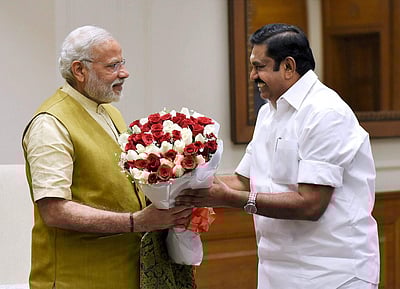 பிரதமர் மோடியுடன் முதல்வர் பழனிசாமி சந்திப்பு