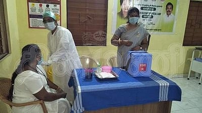 திருவள்ளூர் அருகே கரோனா தடுப்பூசி ஒத்திகை சிறப்பு முகாம் தொடங்கியது